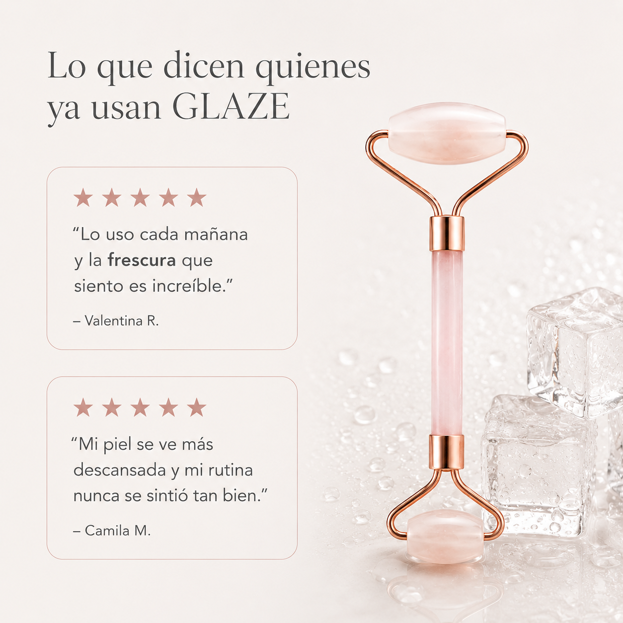 Masajeador Facial Ice Roller
