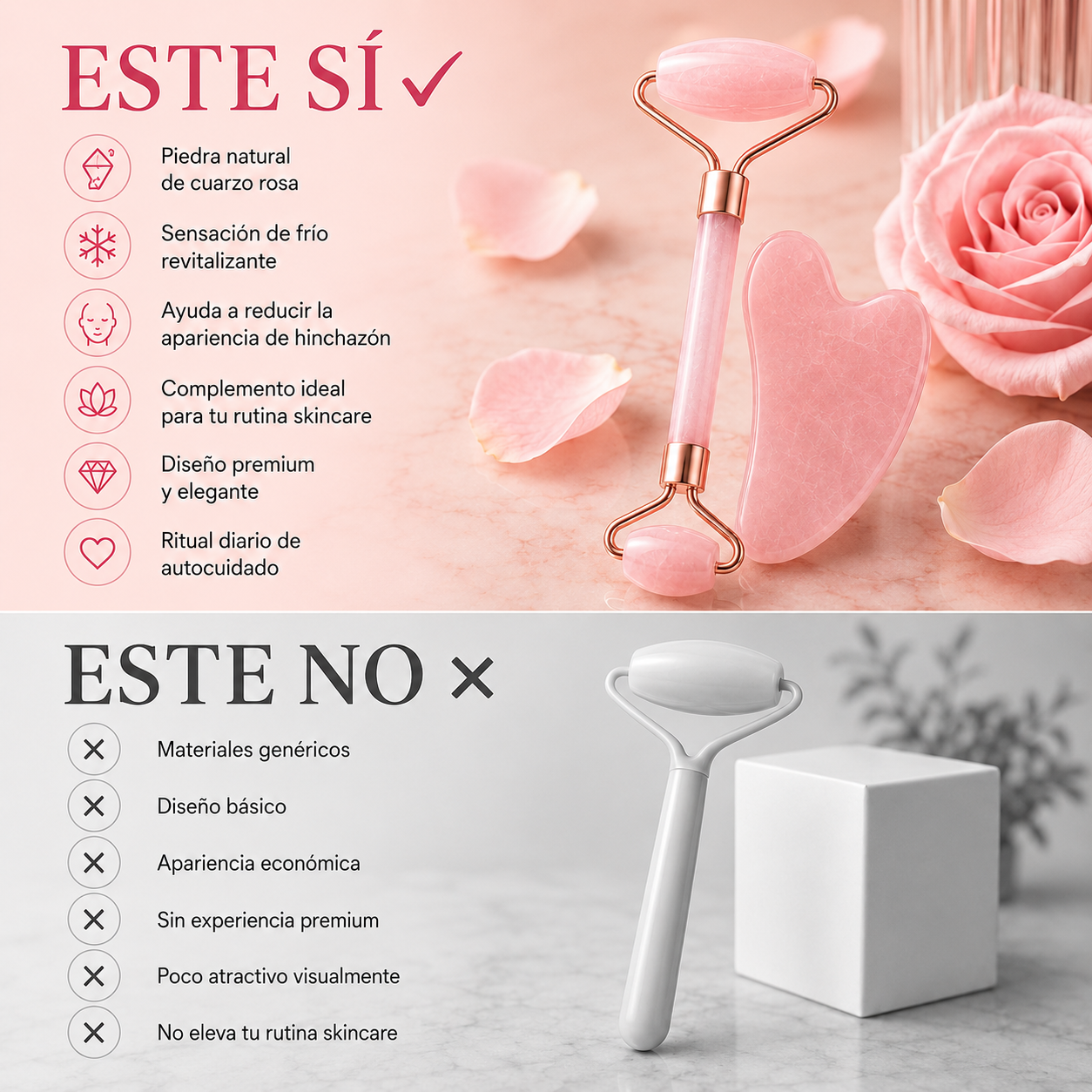Kit Sculpt & Glow — Ice Roller + Gua Sha